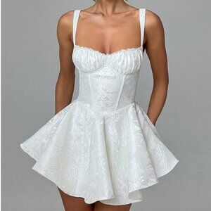 Babyboo Emilie Playsuit Ivory